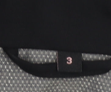 Ted Baker Women’s Black Wool Blend Tailored Two-Button Blazer UK 12