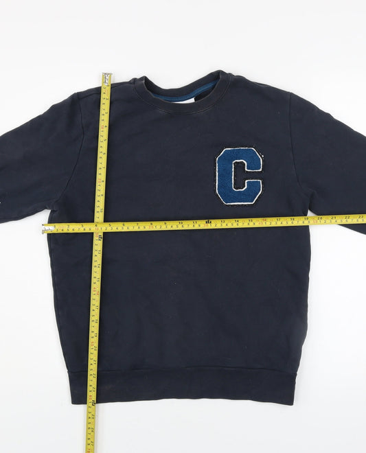 Mens UK Size M Calvin Klein Blue Pullover Sweatshirt