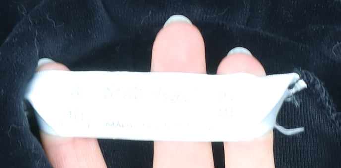 Marks and Spencer Women Black 8-10 Velour Roll Neck Long Sleeve Shift Dress