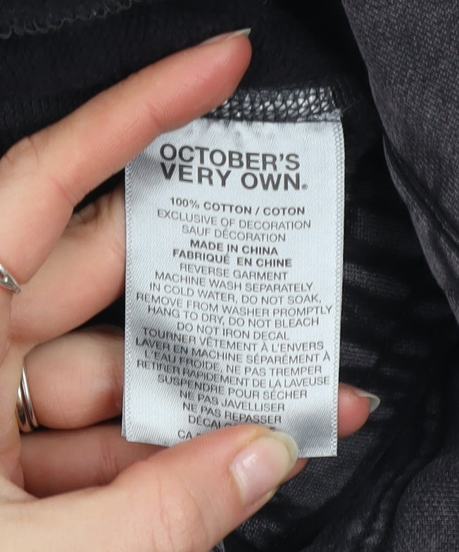 OVO Men's Black Cotton Jogger Sweatpants Size M