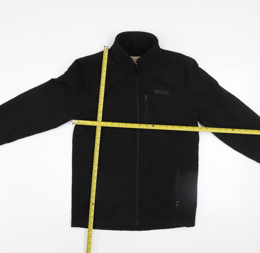 Mens UK Size S Regatta Black Soft Shell