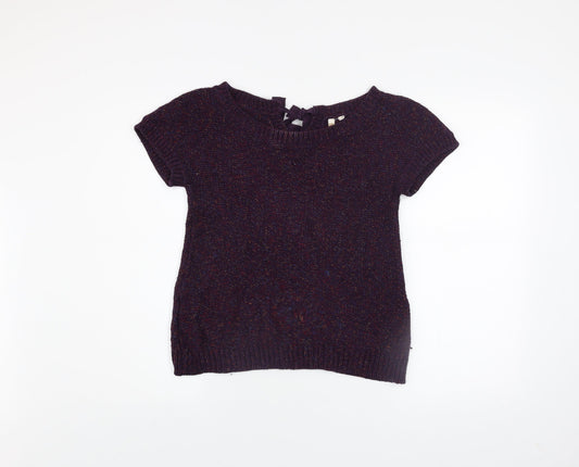 Womens UK Size 8 White Stuff Purple Pullover Jumper
