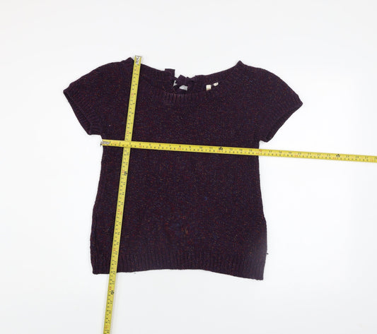 Womens UK Size 8 White Stuff Purple Pullover Jumper