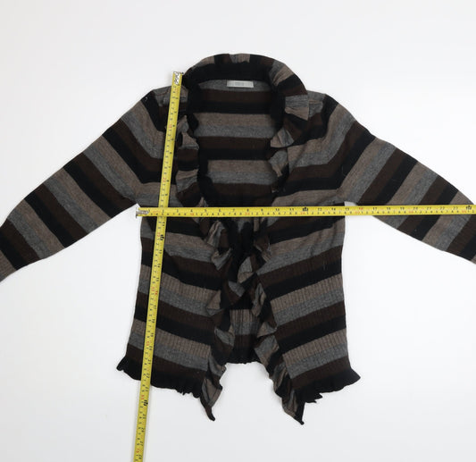 Womens UK Size 14 Marks and Spencer Brown Cardigan Jumper
