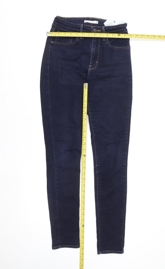 Levi’s Girls Blue 721 High Rise Skinny Jeans Size 9-10 Years Stretch Denim