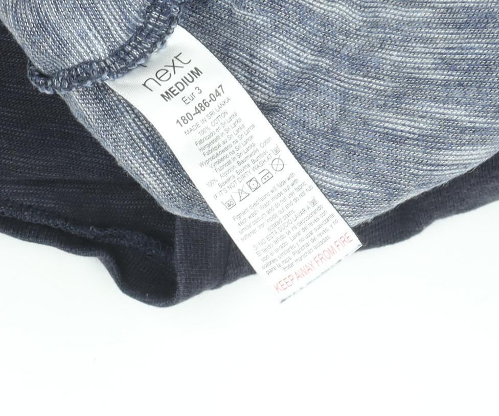 Mens UK Size M NEXT Blue T-Shirt
