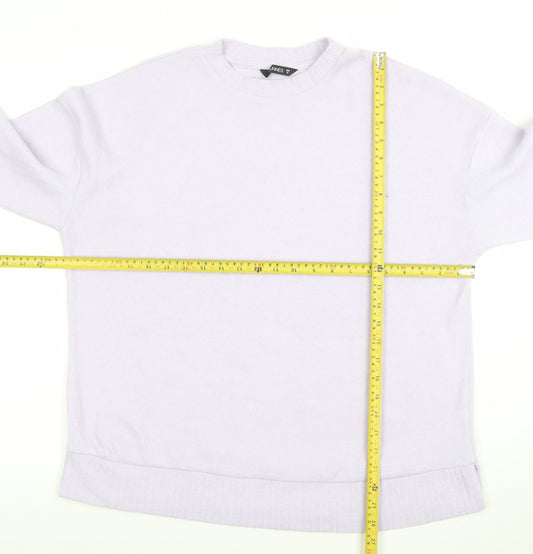 Womens UK Size M Dunnes Stores Purple Pullover Jumper
