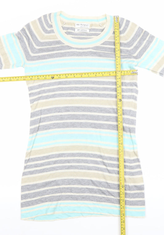 Womens UK Size 10 Marks and Spencer Multicoloured Pullover Jumper