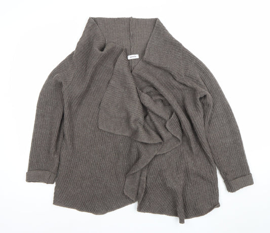 Womens UK Size S Pimkie Brown Cardigan Jumper