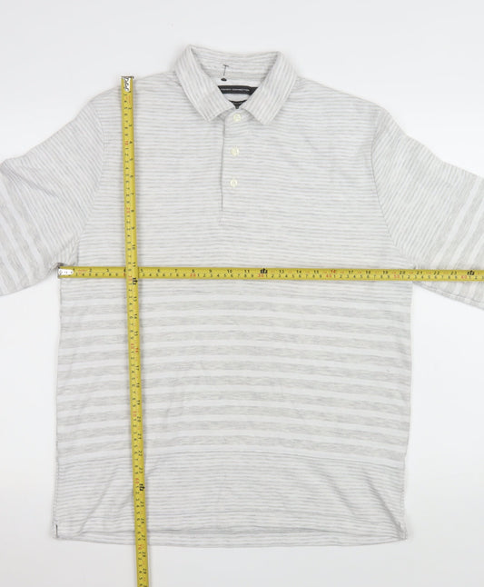Mens UK Size L French Connection Cotton Blend Polo Shirt