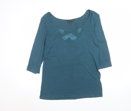 Womens UK Size L Banana Republic Blue Basic T-Shirt