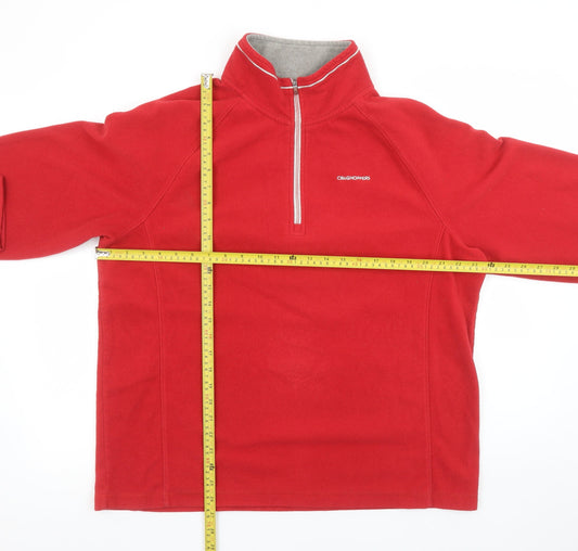 Mens UK Size XL Craghoppers Red Pullover Sweatshirt