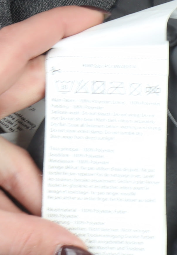 Regatta Great Outdoors Womens Grey Hooded Long Parka Coat Size 8