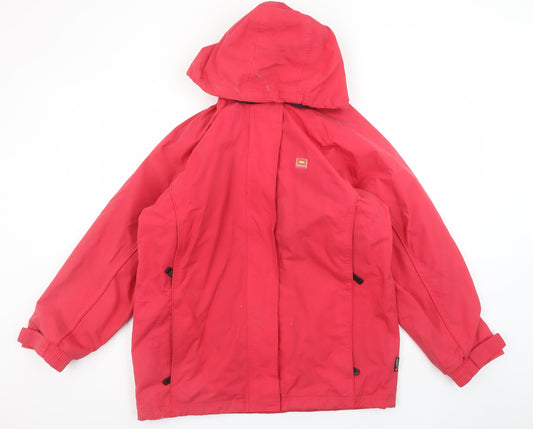 Womens UK Size M Trespass Red Rain Coat