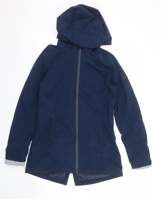 Womens UK Size 8 Regatta Blue Rain Coat