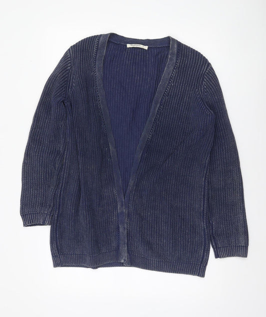 Womens UK Size S Woolovers Blue Cardigan Jumper
