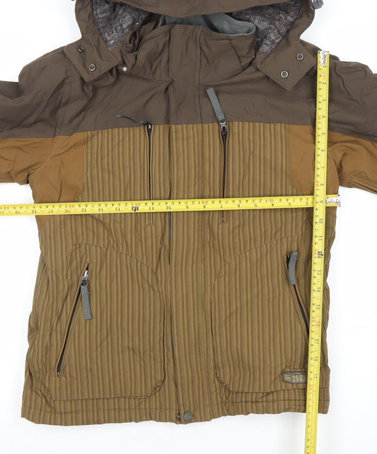 Boys UK Size M E408 Brown Puffer Jacket