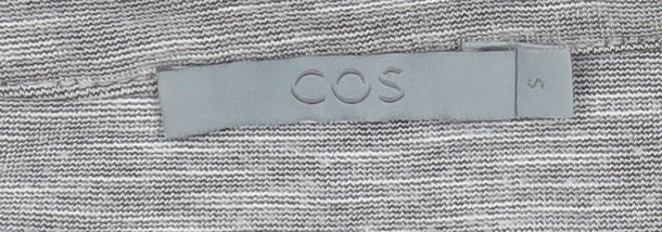 Womens UK Size S COS Grey Basic T-Shirt
