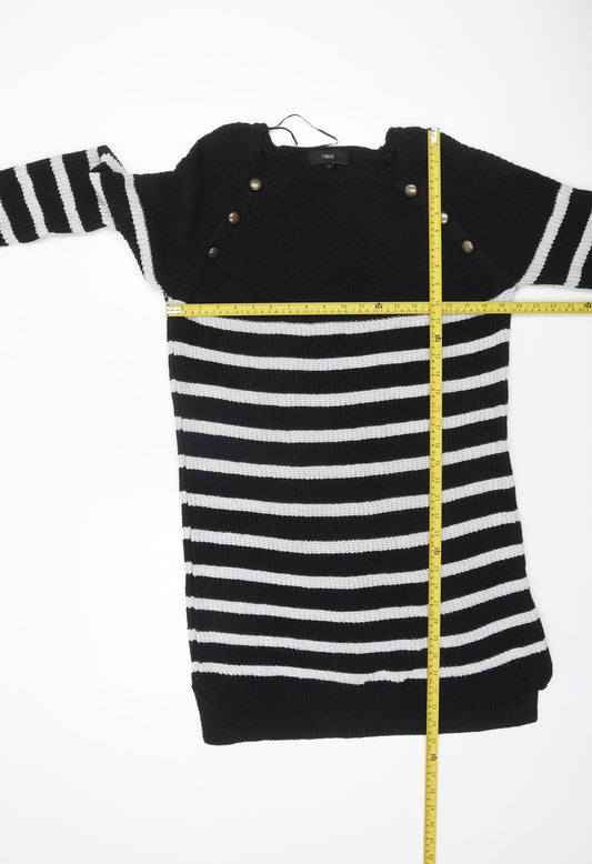 Womens UK Size 12 NEXT Black Pullover Jumper