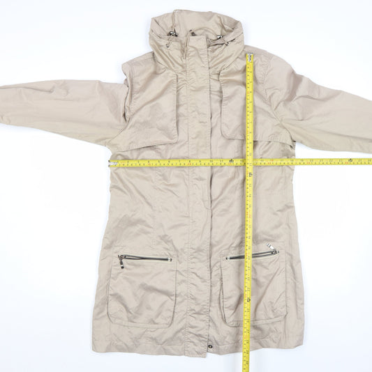 Womens UK Size S Antoni & Alison Beige Parka Coat