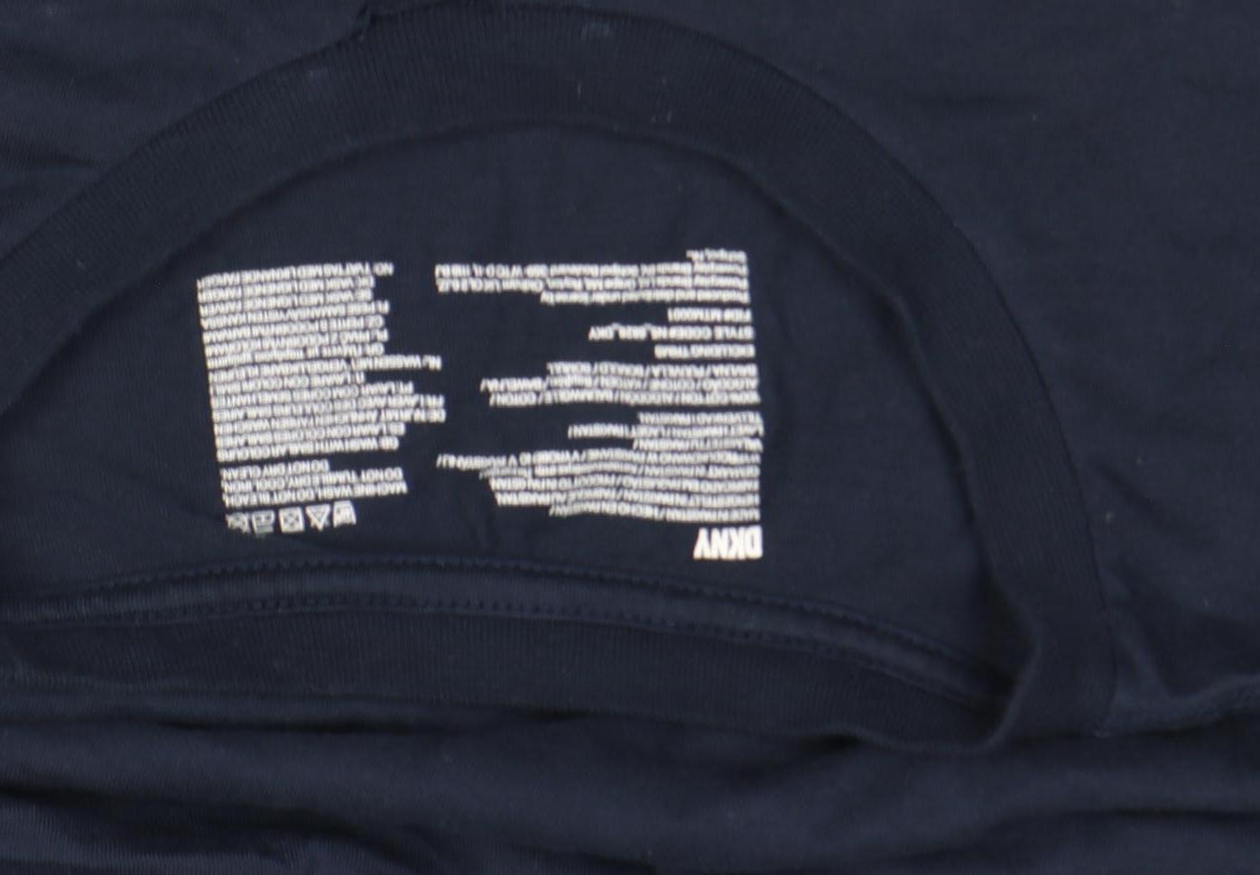 Mens UK Size L DKNY Blue T-Shirt