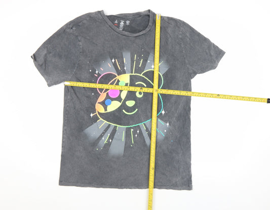 George Women’s Black Pudsey Bear Charity T-Shirt Size M 100% Cotton