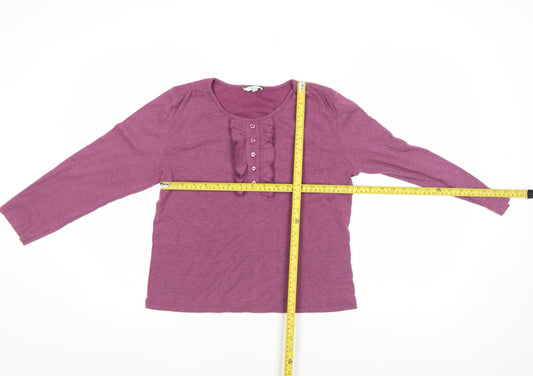 Womens UK Size M Klass Purple Tunic Blouse