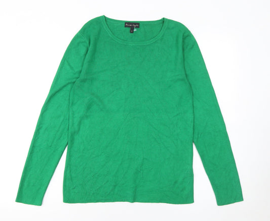 Womens UK Size 14 Phase Eight Green Pullover Jumper
