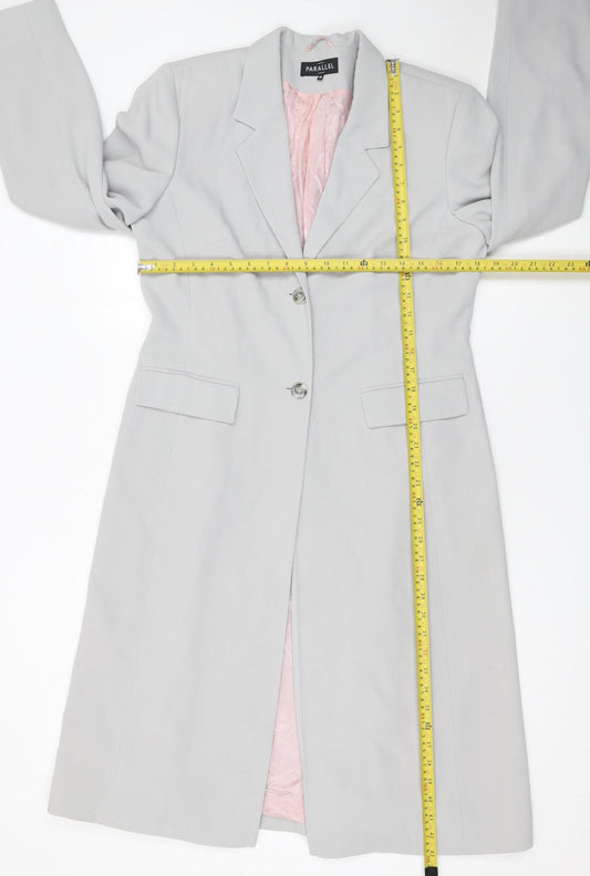 Womens UK Size 14 Parallel Regular Grey Suit Jacket