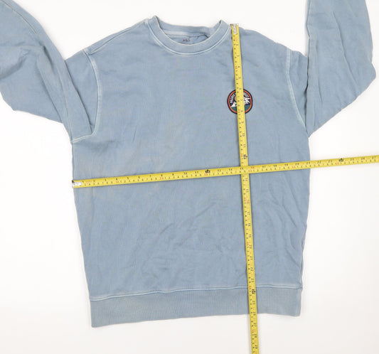 Mens UK Size M Marks and Spencer Blue Pullover Sweatshirt