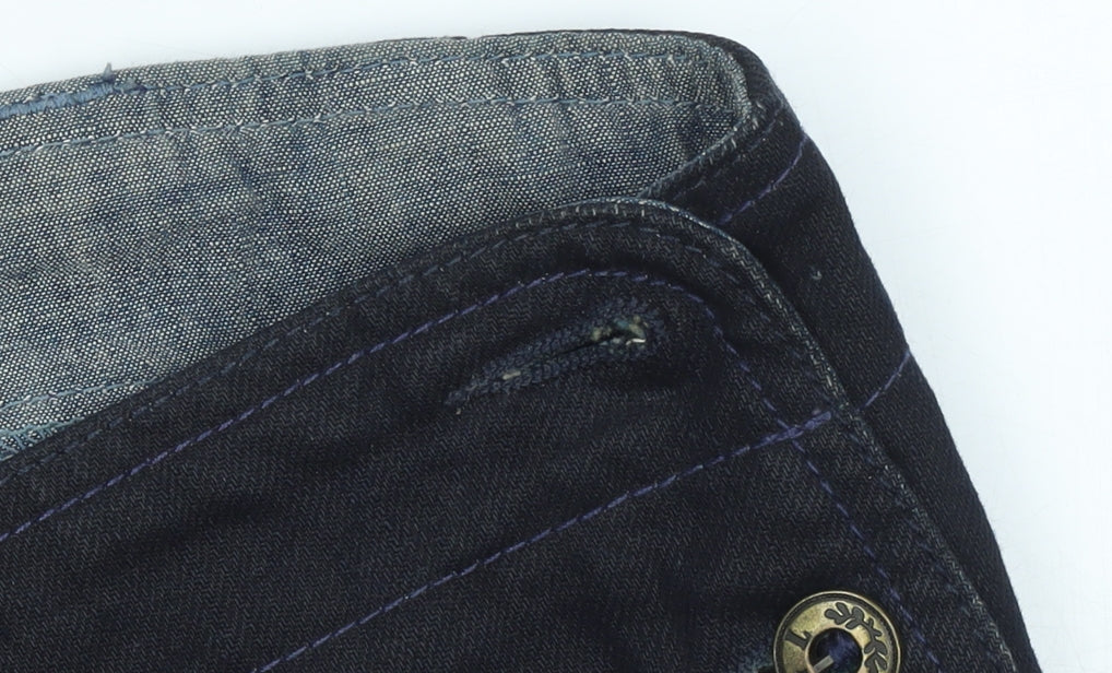 Ralph Lauren Women's Black Skinny Jeans Size 27/34 Stretch Mid Rise