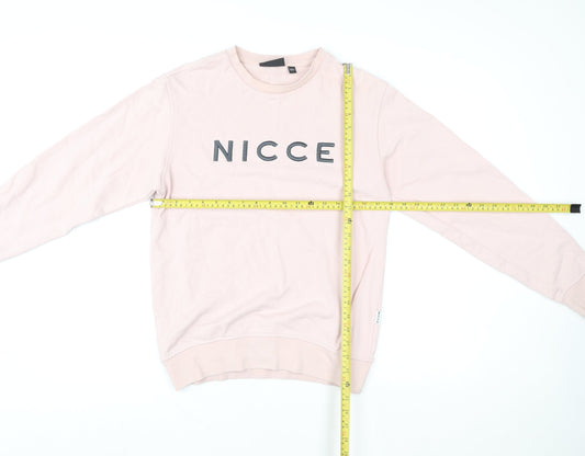 Womens UK Size XS NICCE Pink Pullover Sweatshirt