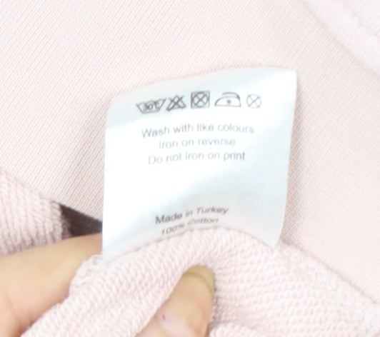 Womens UK Size XS NICCE Pink Pullover Sweatshirt