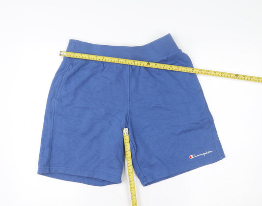 Champion Men's Blue Athletic Jersey Shorts Size M