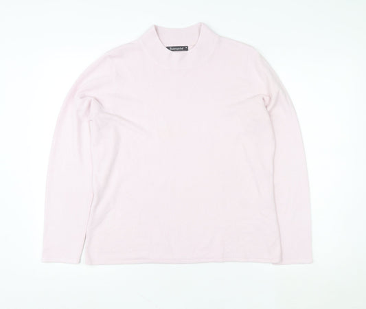Womens UK Size M Bonmarché Pink Pullover Sweatshirt