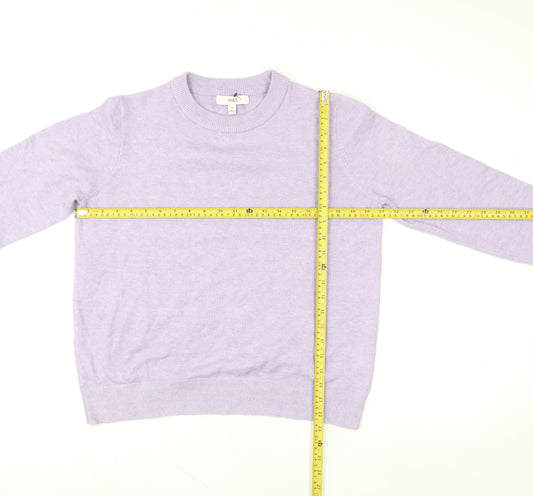Womens UK Size M Marks and Spencer Purple Pullover Jumper