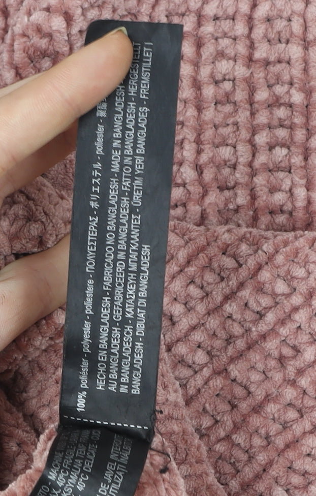 Womens UK Size 8 Zara Pink Pullover Jumper