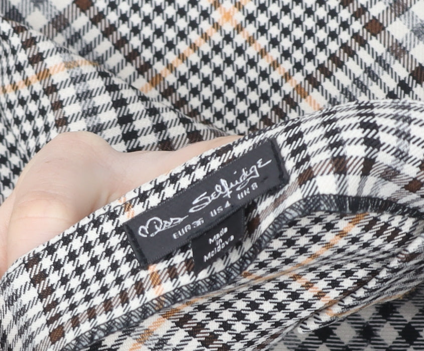 Miss Selfridge Women’s Multicoloured Check Pinafore Dress Size 8