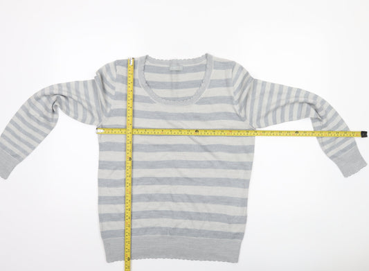 Womens UK Size 12 Marks and Spencer Grey Pullover Jumper