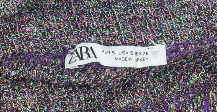 Womens UK Size S Zara Multicoloured Camisole Blouse