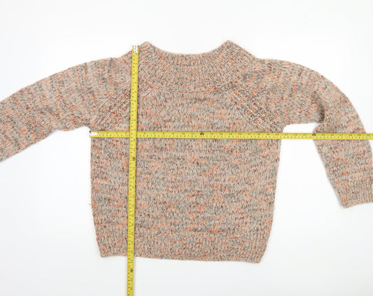 Tu Women’s Beige Chunky-Knit Pullover Jumper Size 12