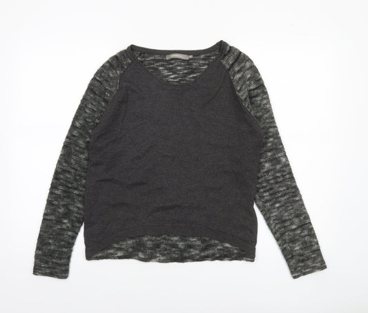 Womens UK Size M Sandwich Grey Pullover Jumper