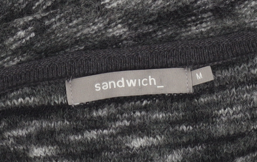 Womens UK Size M Sandwich Grey Pullover Jumper