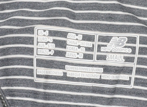 Womens UK Size S New Balance Grey Running & JoggingGym & TrainingYoga Tank