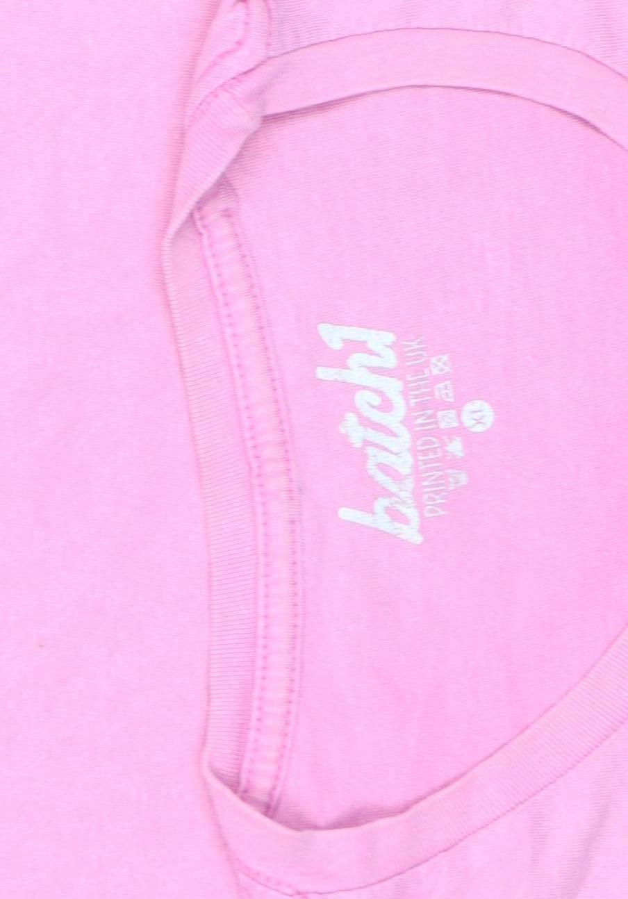Womens UK Size XL batch1 Pink Basic T-Shirt