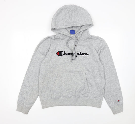 Womens UK Size M Champion Grey Pullover Hoodie