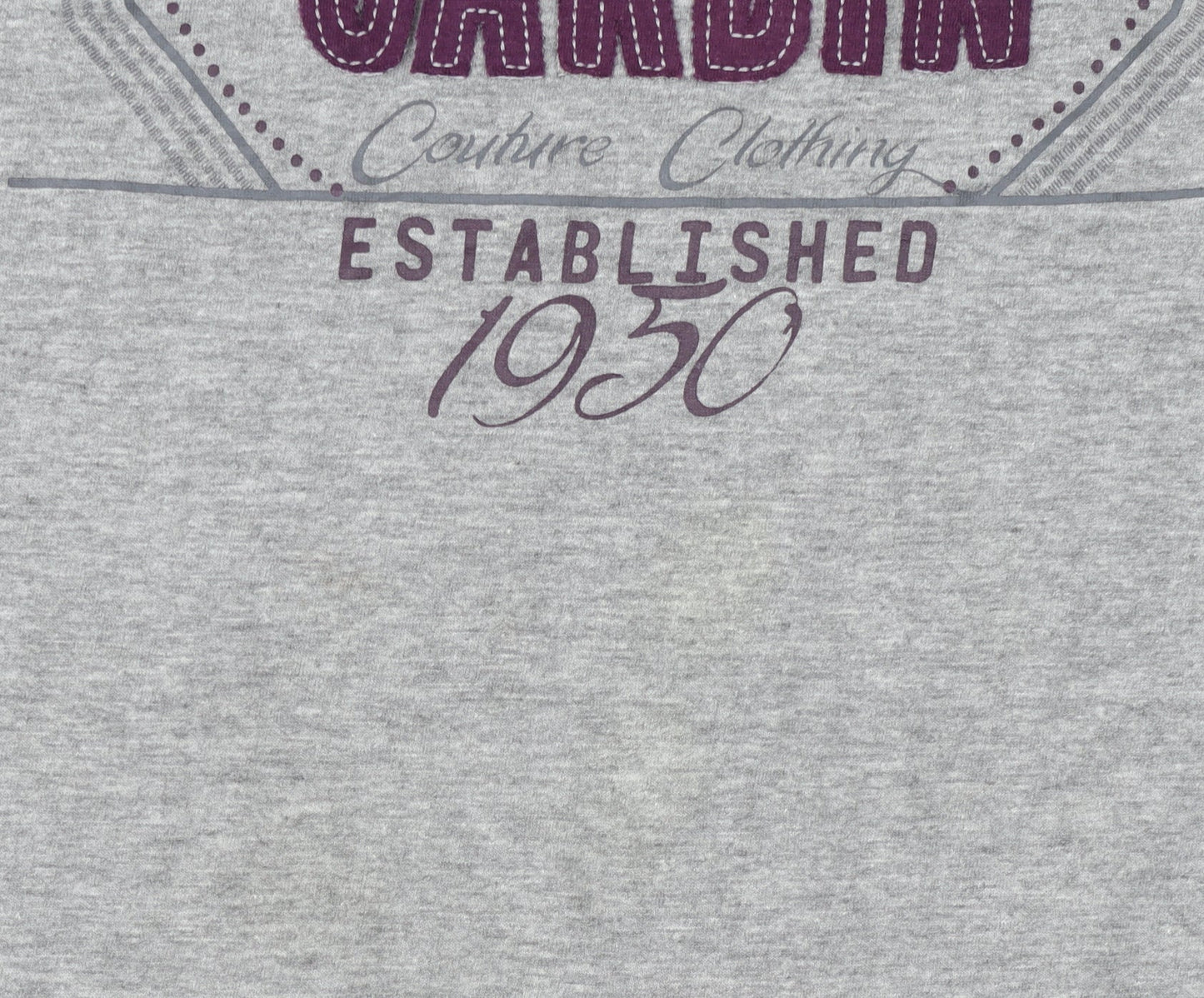 Mens UK Size 2XL Pierre Cardin Grey T-Shirt