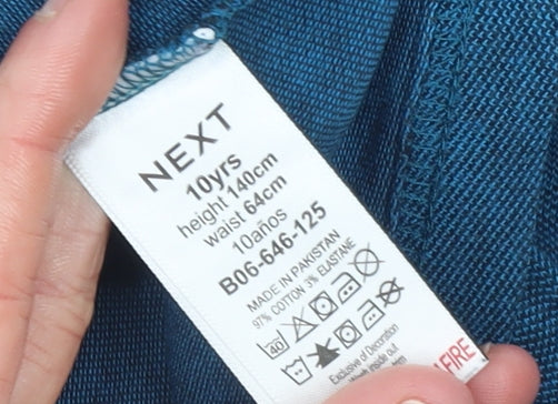 Boys UK Size 10 Years NEXT Blue Basic Polo