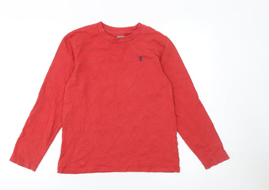 Boys UK Size 11 Years NEXT Red Basic T-Shirt