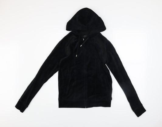 Womens UK Size 8 Miss Fiori Black Gym & Training Running & Jogging Walking Jacke